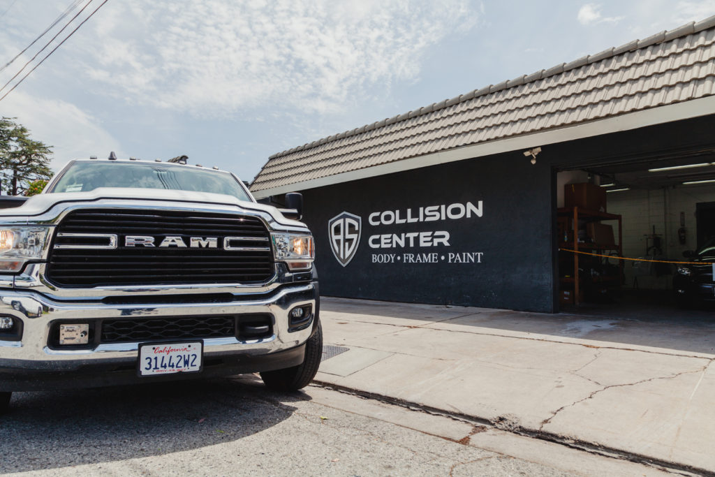 front of dodge ram truck